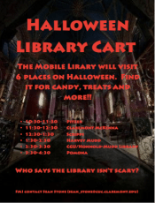 halloween cart poster