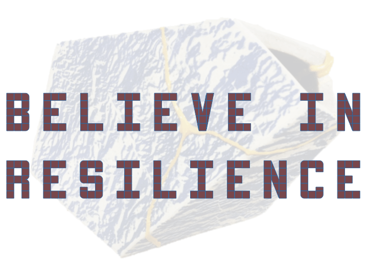 slide reading "believe in resilience"